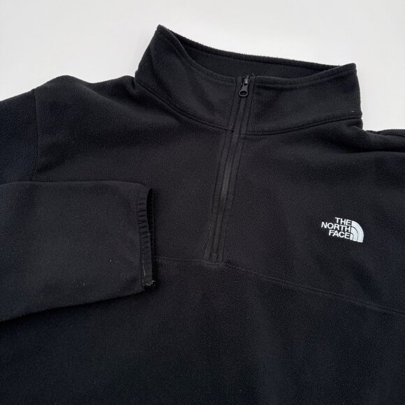 The North Face Women’s XL Black 1/4 Zip Fleece Pullover Warm Soft Outdoor - Picture 1 of 9